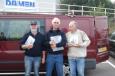 De winnaars Harm Joop en Johan