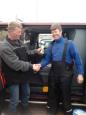 Ruud feliciteerd de winaar Paul