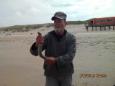 Gerrit met een fietsband Paling